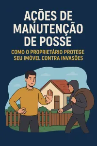 Imagem principal do artigo Ações de Manutenção de Posse: Como o Proprietário Protege seu Imóvel contra Invasões